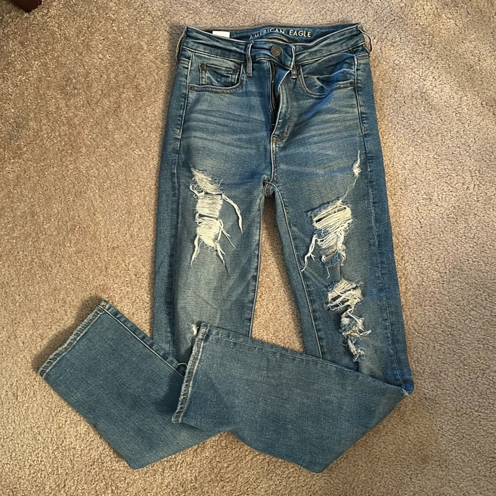 American Eagle Super Stretch Classic straight leg denim size 2
